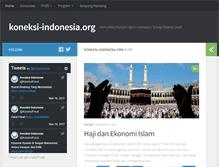 Tablet Screenshot of koneksi-indonesia.org